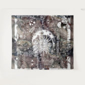 ラッキー数理マニフェスト魔法銀河系 グランジ タペストリー (正面(横))