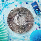 ラッキー数理マニフェスト魔法銀河系 グランジ ペーパープレート (パーティー)