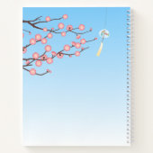 ラッキー日本のカリコ猫招き猫 ノートブック (裏面)