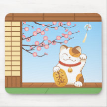 ラッキー日本のカリコ猫招き猫