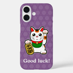 ラッキー日本のキャット iPhone 16ケース