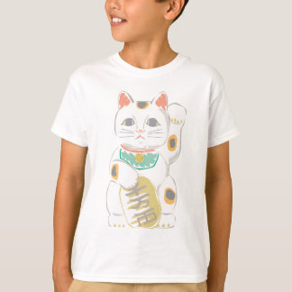 ラッキー日本のキャット Tシャツ