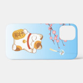 ラッキー日本のキャットCalico招き猫 Case-Mate iPhoneケース (裏面 (横))