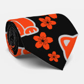 ラッキー日本の招き猫 ネクタイ (ロール)