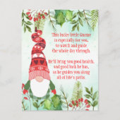 ラッキー格言このラッキーな小さな格言はがき ポストカード (正面)