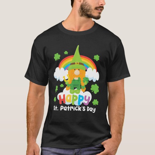 ラッキー格言St patricks dayラッキーホースシューキュートR Tシャツ (正面)