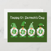 ラッキー格言St patricks day ポストカード (正面/裏面)