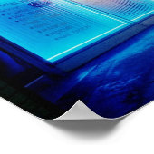 ラッキー爪、 ネイルクール- Blue in the Night ポスター (角)