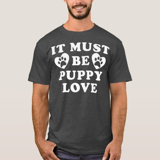 ラッキー犬の動物の救助 – バレンタインデーの贈り物 Tシャツ (正面)
