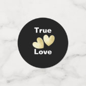 ラッキー白タイ象パーソナライズされた コンフェッティ (スモール正面)