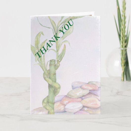 ラッキー竹サンキューカード サンキューカード (正面)