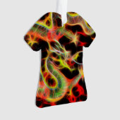 ラッキー素晴らしエネルギーでドラゴンファイヤー オーナメント (正面)