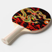 ラッキー素晴らしエネルギーでドラゴンファイヤー 卓球ラケット (正面アングル)