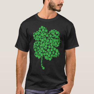 ラッキー素晴らしフォーリーフC聖パトリック日マッチングファ Tシャツ