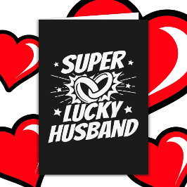 ラッキー結婚した夫結婚夫婦の記念日 カード