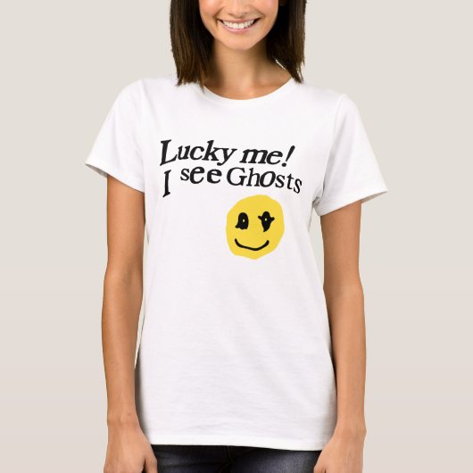 ラッキー見る幽霊たち Tシャツ (正面)
