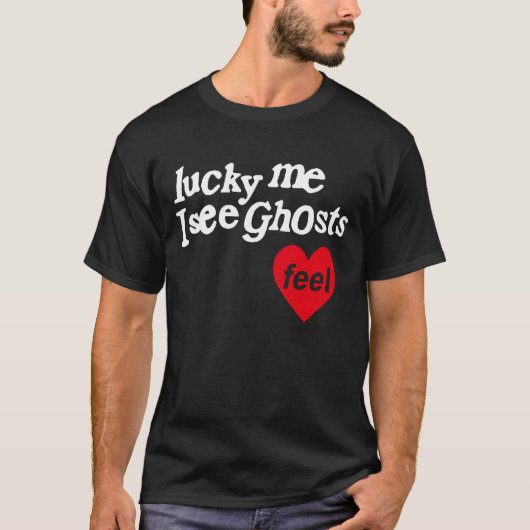 ラッキー見る幽霊たち Tシャツ (正面)