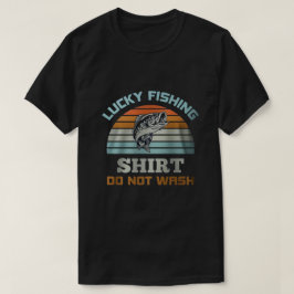 ラッキー魚釣りシャツ Tシャツ