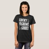 ラッキー魚釣り Tシャツ (正面フル)