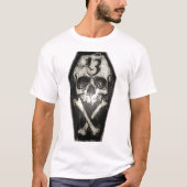 ラッキー13スカルガンズサッカージャージー Tシャツ (正面)
