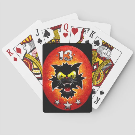 ラッキー13遊のカード トランプ (裏面)