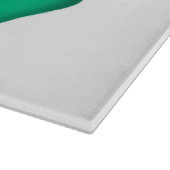 ラッキー4リーフアイリッシュクローバーガラス切り板 カッティングボード (角)