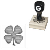 ラッキー4リーフアイリッシュクローバーゴムのスタンプ ラバースタンプ (押印)