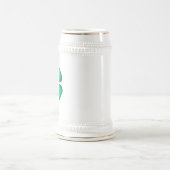 ラッキー4リーフアイリッシュクローバースタイン ビールジョッキ (中央)