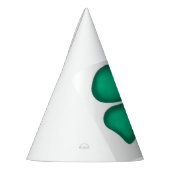 ラッキー4リーフアイリッシュクローバーパーティー帽大型クローバー パーティーハット (左)