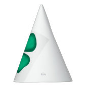 ラッキー4リーフアイリッシュクローバーパーティー帽大型クローバー パーティーハット (右)