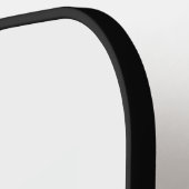 ラッキー4リーフアイリッシュクローバーホワイトピックボールパドル ピックルボールラケット (左詳細)