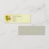 ラッキー4リーフラブクローバースキニーカード スキニー名刺 (正面/裏面)