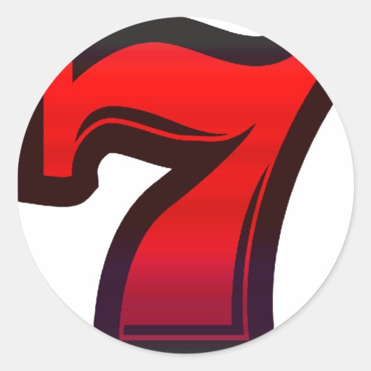 ラッキー7s ラウンドシール (正面)