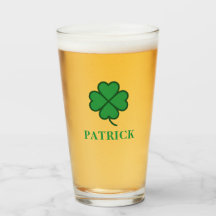 ラッキー アイリッシュ フォー グリーン リーフ モノグラム ネーム