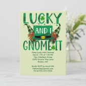 ラッキー&アイ格言イットSt patricks dayパーティー招待状 シーズンカード (スタンド正面)