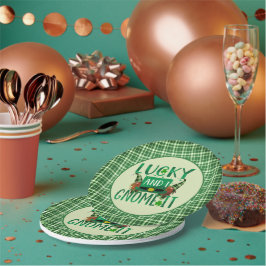 ラッキー&アイ格言イットSt patricks dayパーティー ペーパープレート