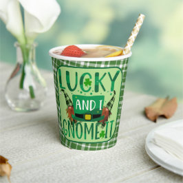 ラッキー&アイ格言イットSt patricks dayパーティー 紙コップ