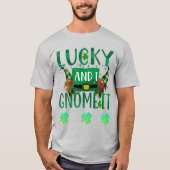 ラッキー&アイ格言イットSt patricks day Tシャツ (正面)