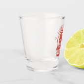 ラッキー・イン・ラブカジノ 手描きベガスバチェロレッテ ショットグラス (左)