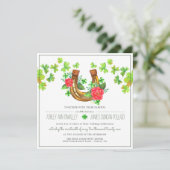 ラッキー・イン・ラブ |アイルランド結婚式招待状 (スタンド正面)