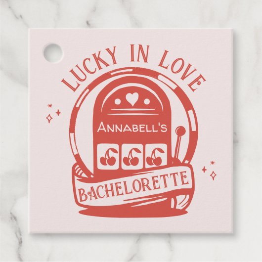 ラッキー・イン・ラブ カジノ ハンドドロー ベガス ブライズデート フェイバータグ (正面)