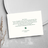 ラッキー・イン・ラブ シャムロック ハート ブライダルシャワー サンキューカード