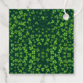 ラッキー・イン・ラブ セントパトリックデーのブライダルシャワー フェイバータグ (裏面)