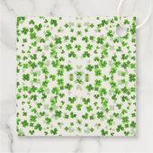 ラッキー・イン・ラブ セントパトリックデーのブライダルシャワー フェイバータグ (裏面)