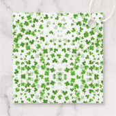 ラッキー・イン・ラブ セントパトリックデーのブライダルシャワー フェイバータグ (裏面)