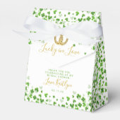 ラッキー・イン・ラブ セントパトリックデーの花嫁シャワーパーティー フェイバーボックス (正面サイド)