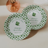 ラッキー・イン・ラブ セントパトリックデーの花嫁シャワーパーティー ペーパープレート