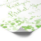 ラッキー・イン・ラブ セントパトリックデーの花嫁シャワー ポスター (角)