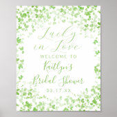 ラッキー・イン・ラブ セントパトリックデーの花嫁シャワー ポスター (正面)