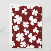 ラッキー・イン・ラブ セントパトリックデー ベイビーシャワー カード (裏面)